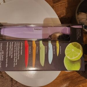 Cuisinart 12-Piece Ceramic Coated Knife Set - Multicolor